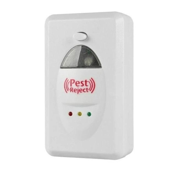 Ультразвуковой отпугиватель Pest Reject pro в розетку для мышей, кротов и насекомых, до 200 м²