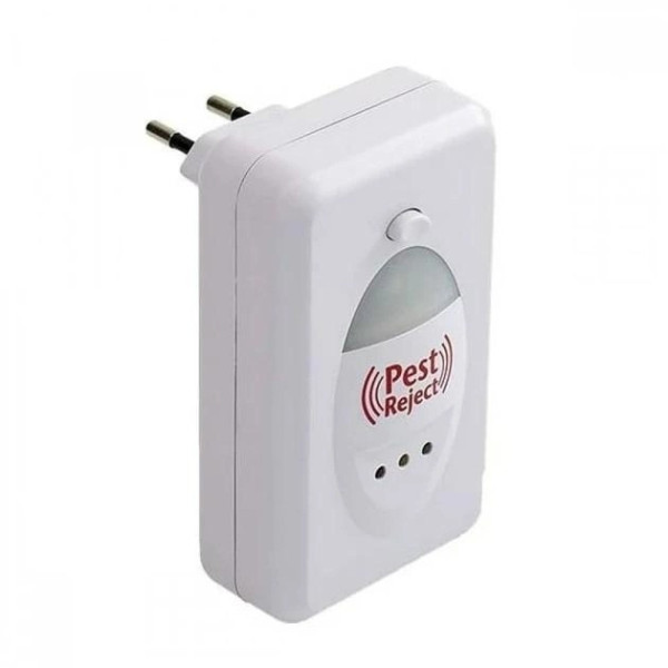 Ультразвуковой отпугиватель Pest Reject pro в розетку для мышей, кротов и насекомых, до 200 м²