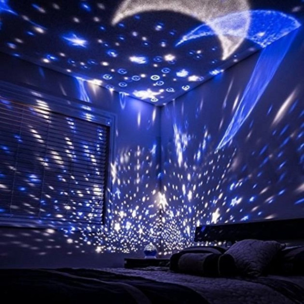 Ночник-проектор звездного неба Star Master Dream в форме шара с LED подсветкой на батарейках
