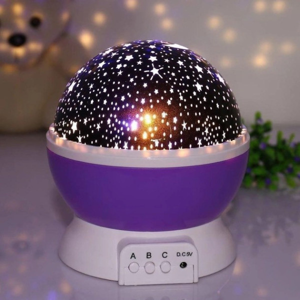 Ночник-проектор звездного неба Star Master Dream в форме шара с LED подсветкой на батарейках