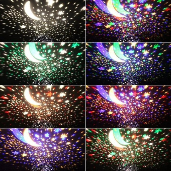 Ночник-проектор звездного неба Star Master Dream в форме шара с LED подсветкой на батарейках