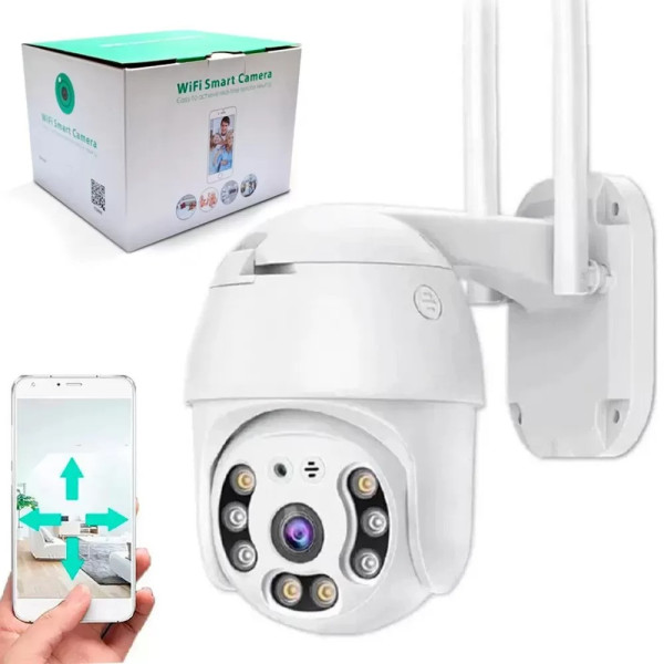 Уличная поворотная IP камера видеонаблюдения SmartHD Outdoor WiFi PTZ FHD 1080p с датчиком движения и режимом
