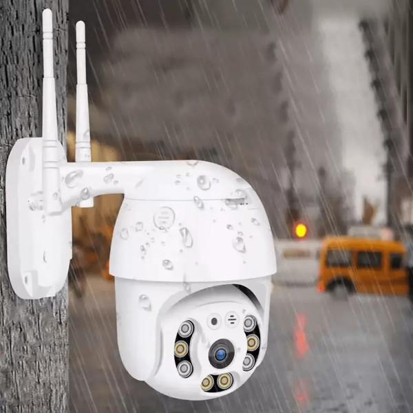 Уличная поворотная IP камера видеонаблюдения SmartHD Outdoor WiFi PTZ FHD 1080p с датчиком движения и режимом