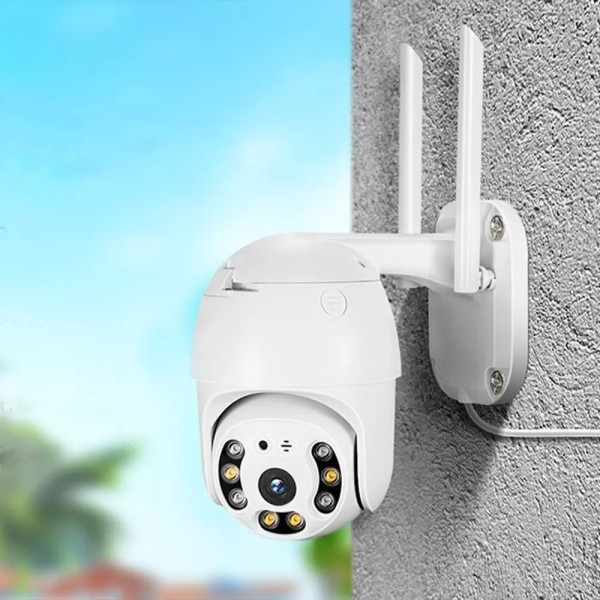 Уличная поворотная IP камера видеонаблюдения SmartHD Outdoor WiFi PTZ FHD 1080p с датчиком движения и режимом