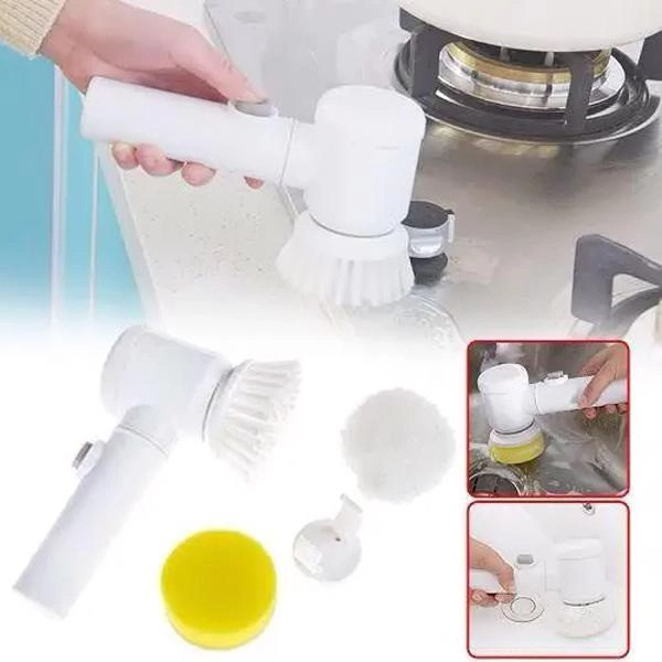 Беспроводная электрическая щетка Ason Magic Brush 5 в 1 для уборки плитки и посуды