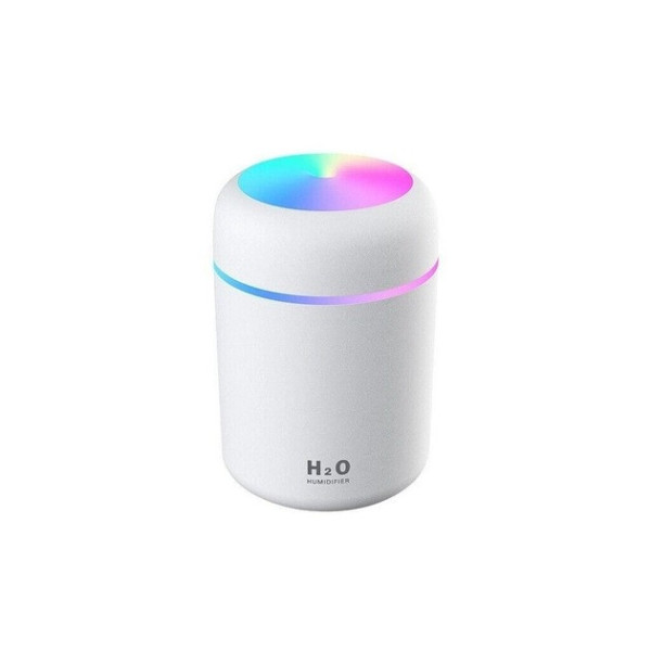 Ультразвуковой увлажнитель воздуха H2O Colorful HUMIDIFIER USB с подсветкой, 300 мл
