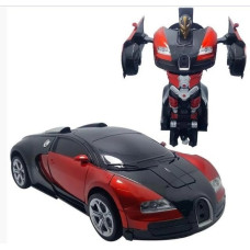 Машинка Трансформер Bugatti Robot Car Size