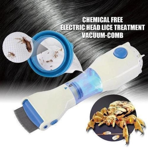 Электрическая расческа Licetec V-comb для удаления вшей и лечения педикулеза