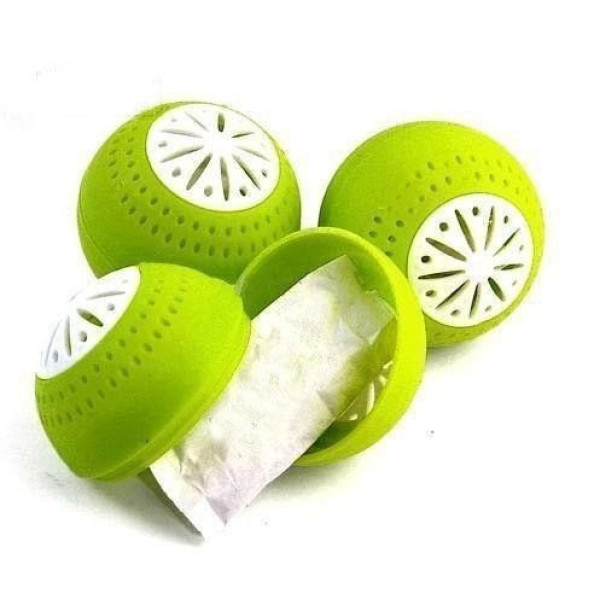 Ароматизатор для холодильника Fridge Balls, 3 шарика в упаковке для удаления запаха
