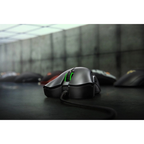 Проводная игровая компьютерная мышь DeathAdder Essential USB черного цвета для настольного ПК