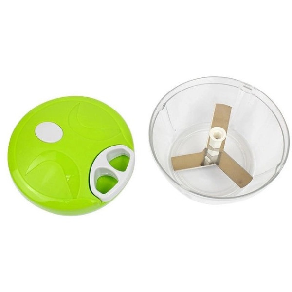 Ручной измельчитель Easy Spin Cutter механический блендер для овощей с контейнером