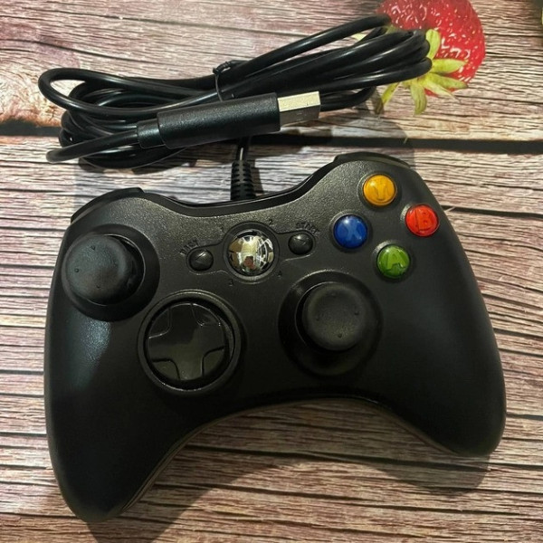 Проводной USB джойстик Red box для Xbox 360 и ПК геймпад с проводным подключением