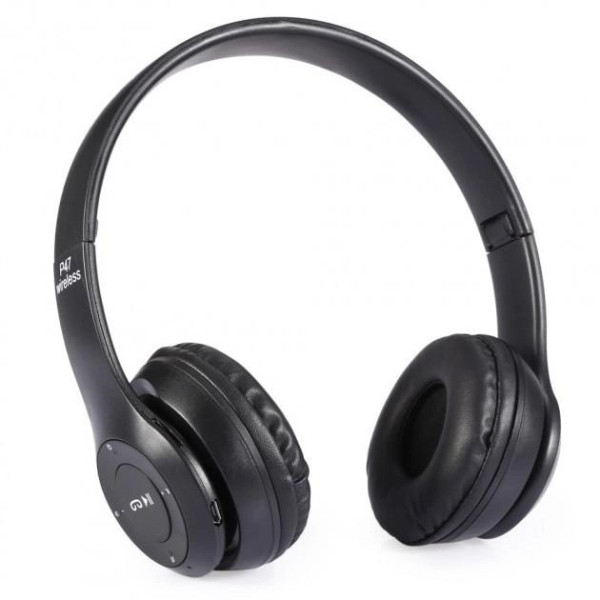 Накладные беспроводные наушники Bluetooth MDR P47 BT с поддержкой microSD и MP3