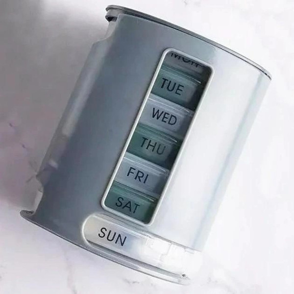 Органайзер Pill Pro для таблеток и витаминов с 7 приёмами в день и 4 отделениями