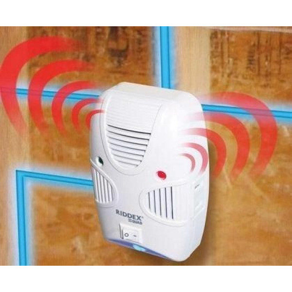 Ультразвуковой и электромагнитный отпугиватель грызунов и насекомых Pest Repelling Aid для помещений от сети 2