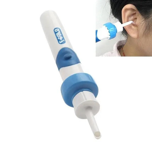 Вакуумный беспроводной пылесос для чистки ушей С-ears Painless Electric на батарейках