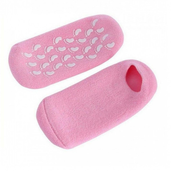 Увлажняющие гелевые носочки SPA Gel Socks с заживляющим эффектом, гипоаллергенные для ступней