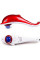 Массажер для тела Dolphin Massager с 3 насадками для антицеллюлитного, вибрационного и разминающего массажа, п