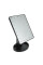 Настольное зеркало для макияжа Large Led Mirror с квадратной формой и LED подсветкой, обычное и увеличивающее