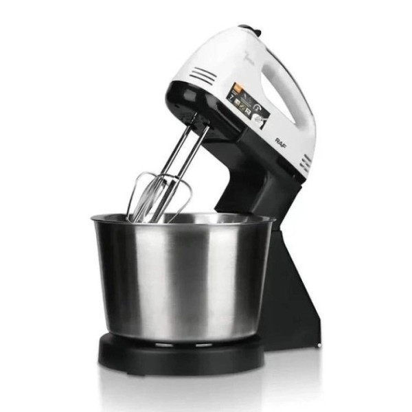 Ручной миксер Domotec R-6637W с металлической чашей, 7 скоростей, 2 л