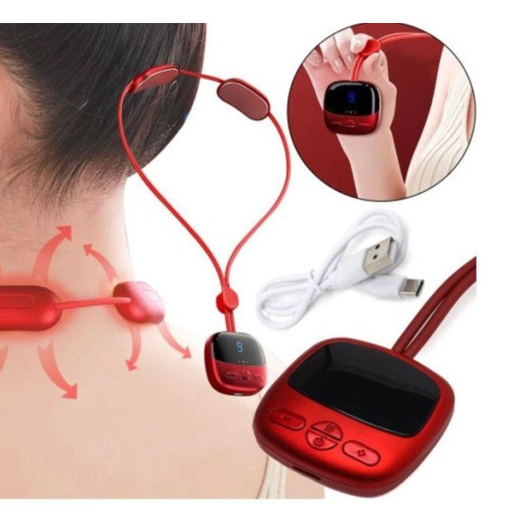 Микро-точечный электронный массажер Neck Massager с 6 режимами интенсивности для шеи