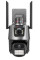 Уличная поворотная WiFi камера PTZ P11 ICSEE 3mp+3mp IP66 с ночным видением и датчиком движения