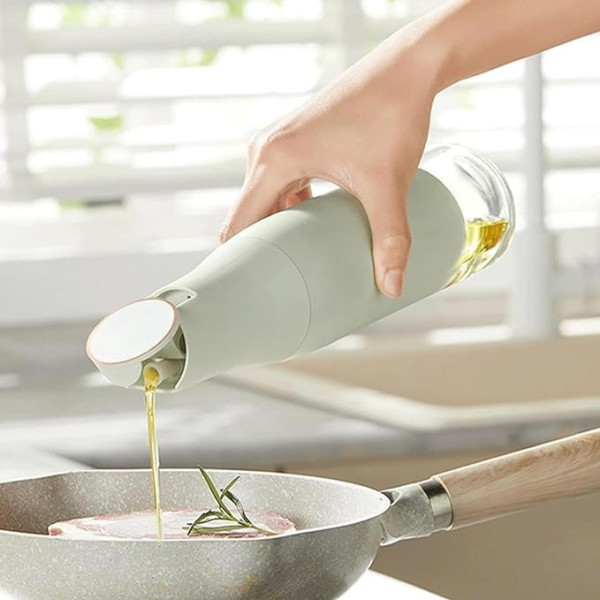 Диспенсер для масла и уксуса Soft Fuel bottle с автоматической крышкой, бутылка 500 мл