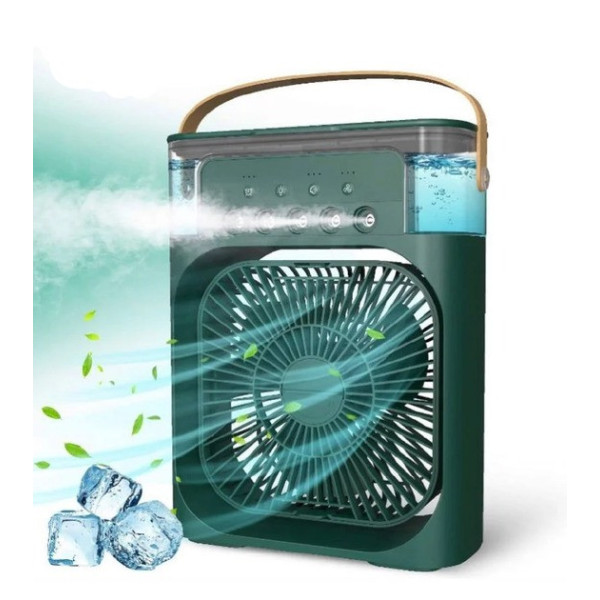 Мини кондиционер Air Cooler Fan 4в1 с USB, ночником, увлажнителем и LED подсветкой для дома