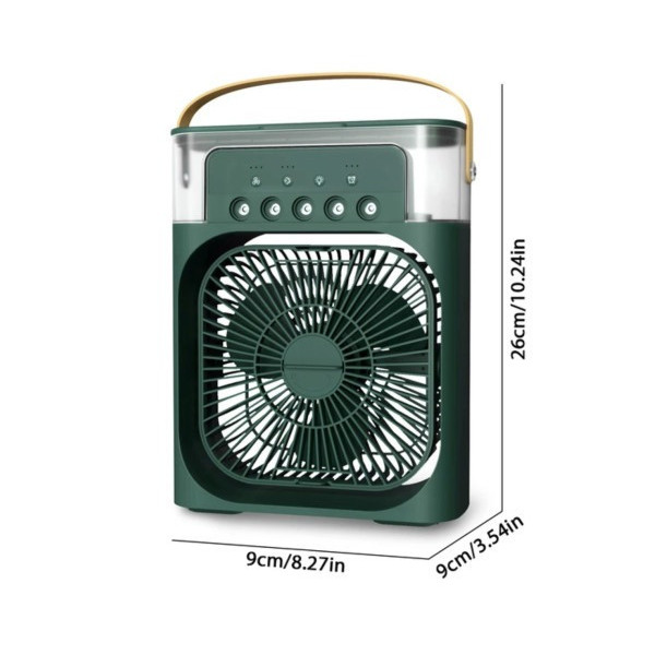 Мини кондиционер Air Cooler Fan 4в1 с USB, ночником, увлажнителем и LED подсветкой для дома