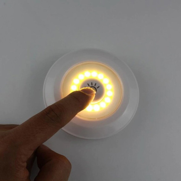 Комплект из 3 накладных LED светильников с пультом управления и таймером