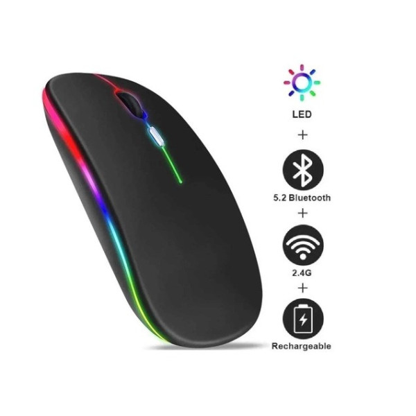 Беспроводная компьютерная мышь X-Game с аккумулятором, Bluetooth и 2.4GHz, оптическая, для обеих рук
