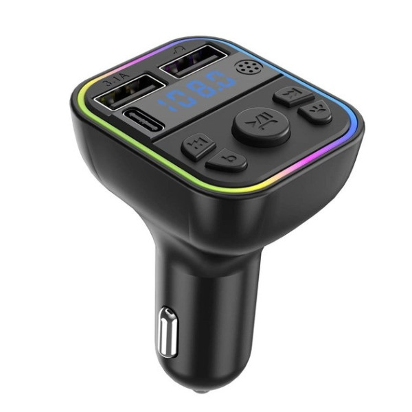 FM-модулятор в автомобиль G39 с Bluetooth 5.0, USB-разъёмом и дисплеем, автомобильный FM-передатчик Car FM Pla