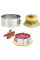 Кондитерское раздвижное кольцо Cake Ring для выпечки, круглая форма 16-30 см