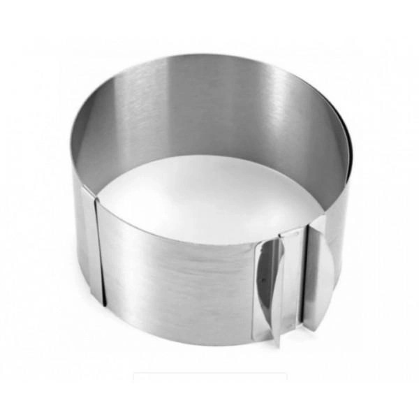 Кондитерское раздвижное кольцо Cake Ring для выпечки, круглая форма 16-30 см