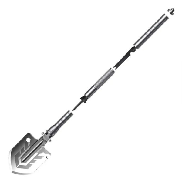 Складная многофункциональная лопата-мультитул 10-в-1 Multifunctional shovel ES-118 с чехлом