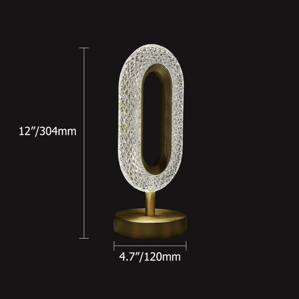 Настольная светодиодная лампа Creatice Table Lamp 16 с тремя режимами свечения, кристаллами и бриллиантами