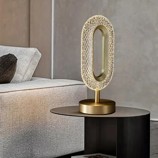 Настольная светодиодная лампа Creatice Table Lamp 16 с тремя режимами свечения, кристаллами и бриллиантами