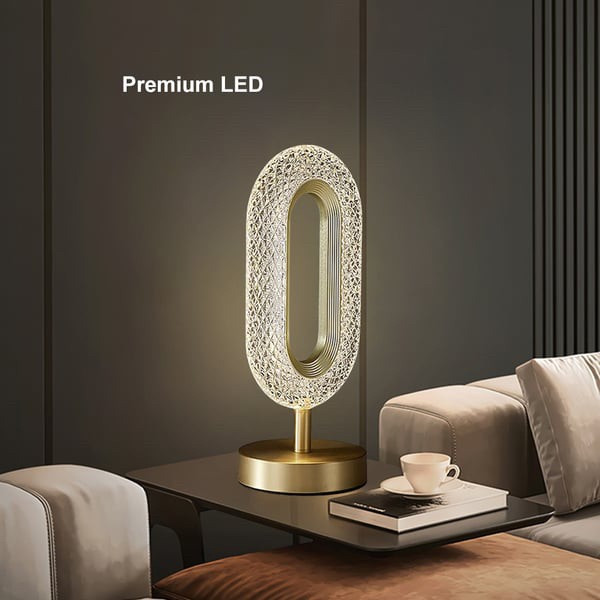 Настольная светодиодная лампа Creatice Table Lamp 16 с тремя режимами свечения, кристаллами и бриллиантами