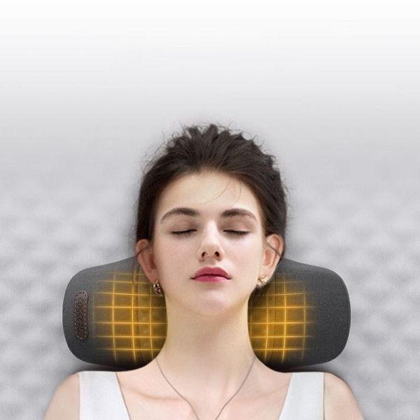Массажная ортопедическая подушка для шеи PILLOW LY-344 компактная Grey