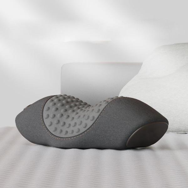 Массажная ортопедическая подушка для шеи PILLOW LY-344 компактная Grey