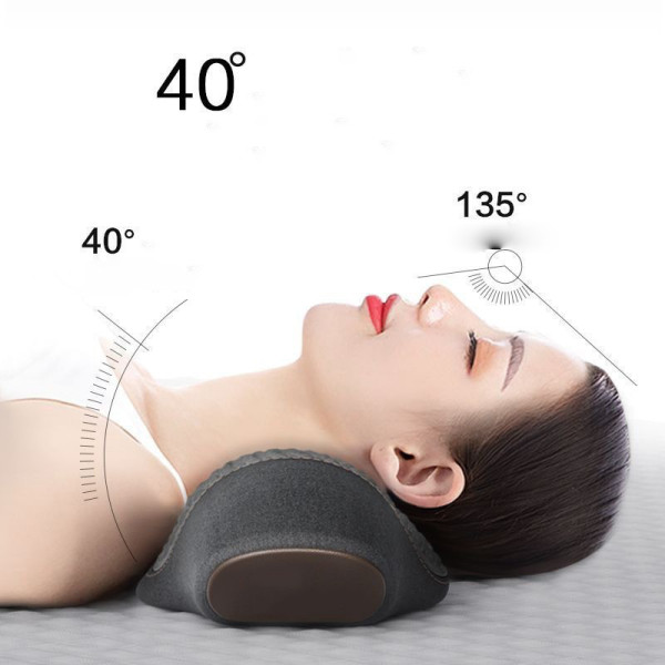 Массажная ортопедическая подушка для шеи PILLOW LY-344 компактная Grey