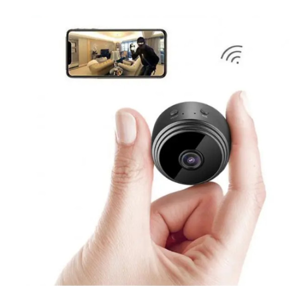 IP камера A9 с инфракрасным ночным видением и детектором движения Wi-Fi HD 1080P для внутреннего использования