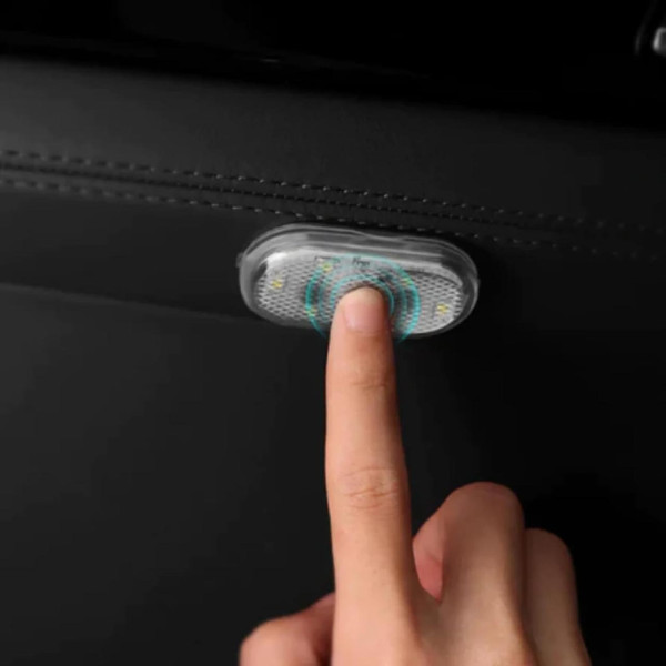 Аккумуляторный RGB светильник 2 шт для салона авто с подвесной магнитной лампой и ночником