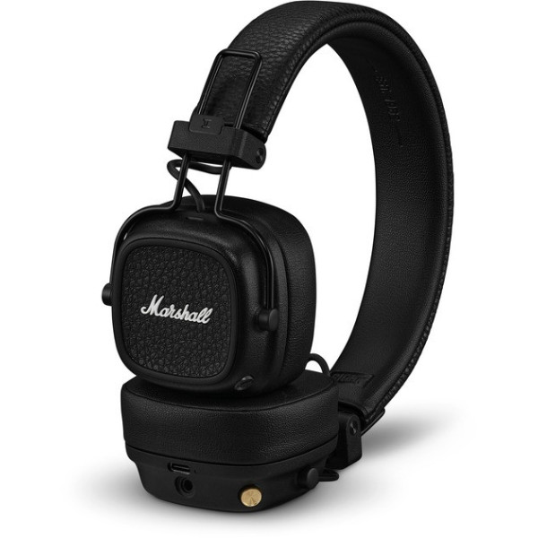 Накладные беспроводные наушники Marshall Major IV с Bluetooth и складной конструкцией, черные