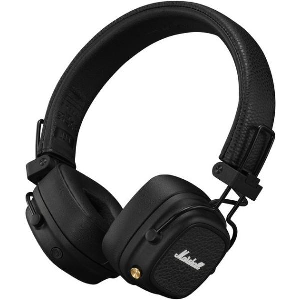 Накладные беспроводные наушники Marshall Major IV с Bluetooth и складной конструкцией, черные