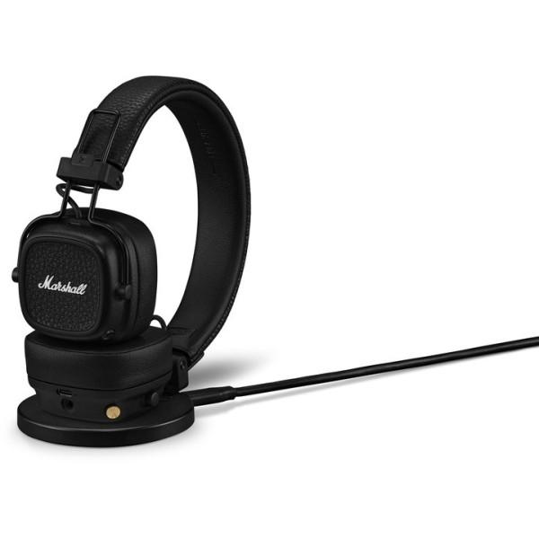 Накладные беспроводные наушники Marshall Major IV с Bluetooth и складной конструкцией, черные