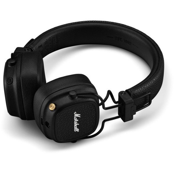 Накладные беспроводные наушники Marshall Major IV с Bluetooth и складной конструкцией, черные