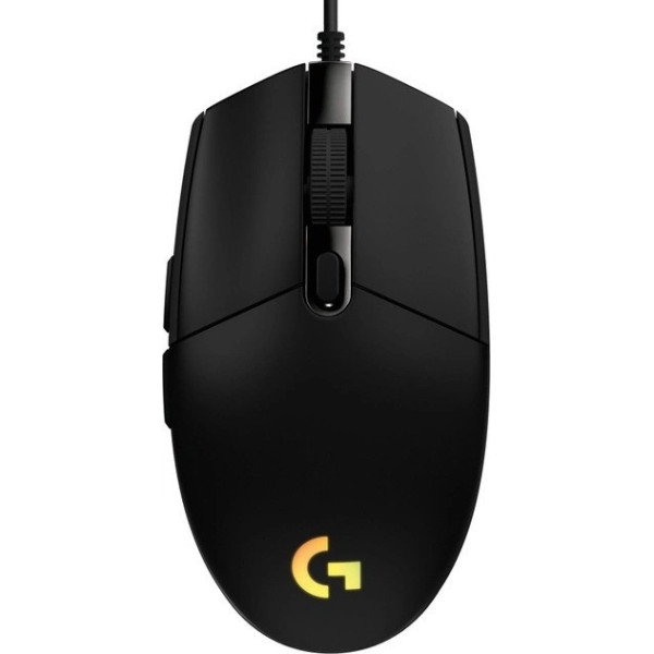 Проводная игровая мышь G102 Lightsync Black с USB, RGB подсветкой и разрешением 8000 DPI для ПК