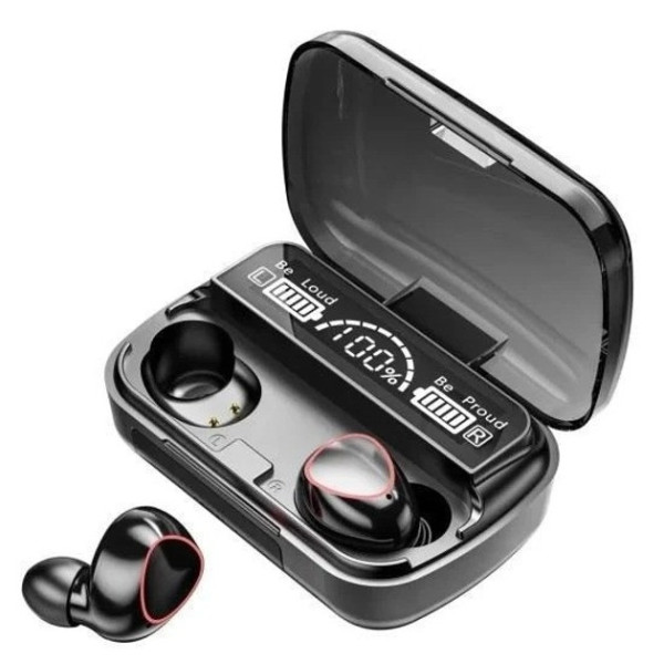 Наушники-вкладыши Bluetooth 5.1 TWS M10 с кейсом-повербанком и LED дисплеем