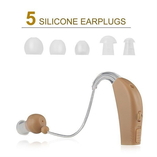 Внутривушной электронный аккумуляторный слуховой аппарат Ultra Sound Amplifier с регулятором громкости для сла